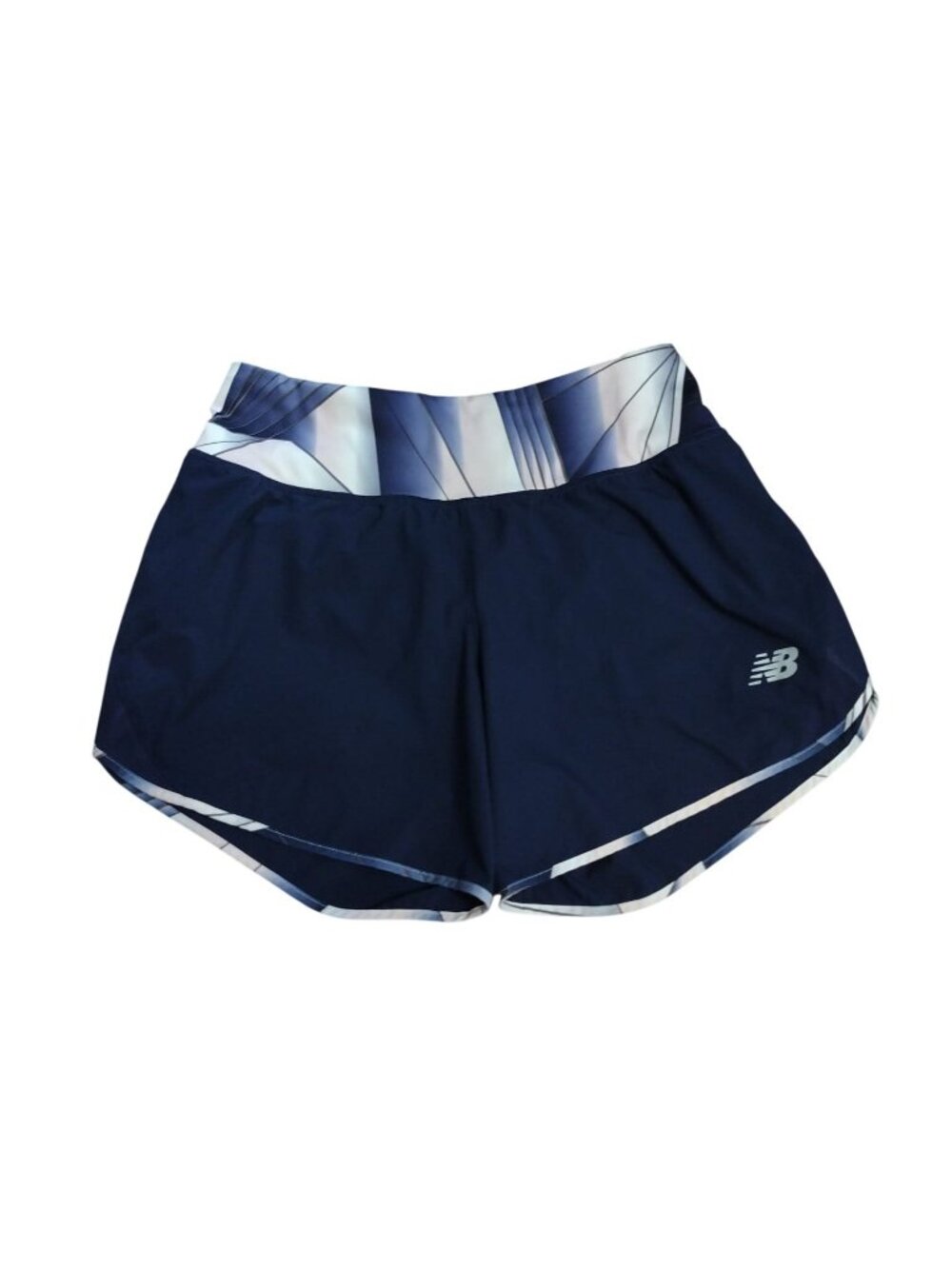 New Balance Womens Running Shorts Set Size S Abstract Print Lined Athletic. - Picture 3 of 8